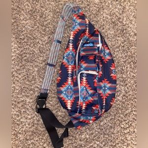 Kavu Rope Sling Bag; Aztec Print